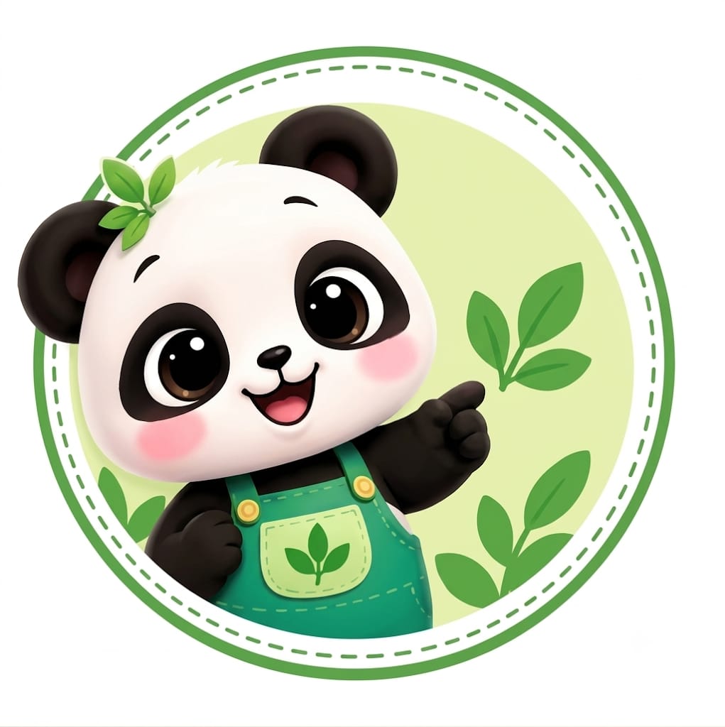 Panda de la Escuela de Lenguaje Bambú